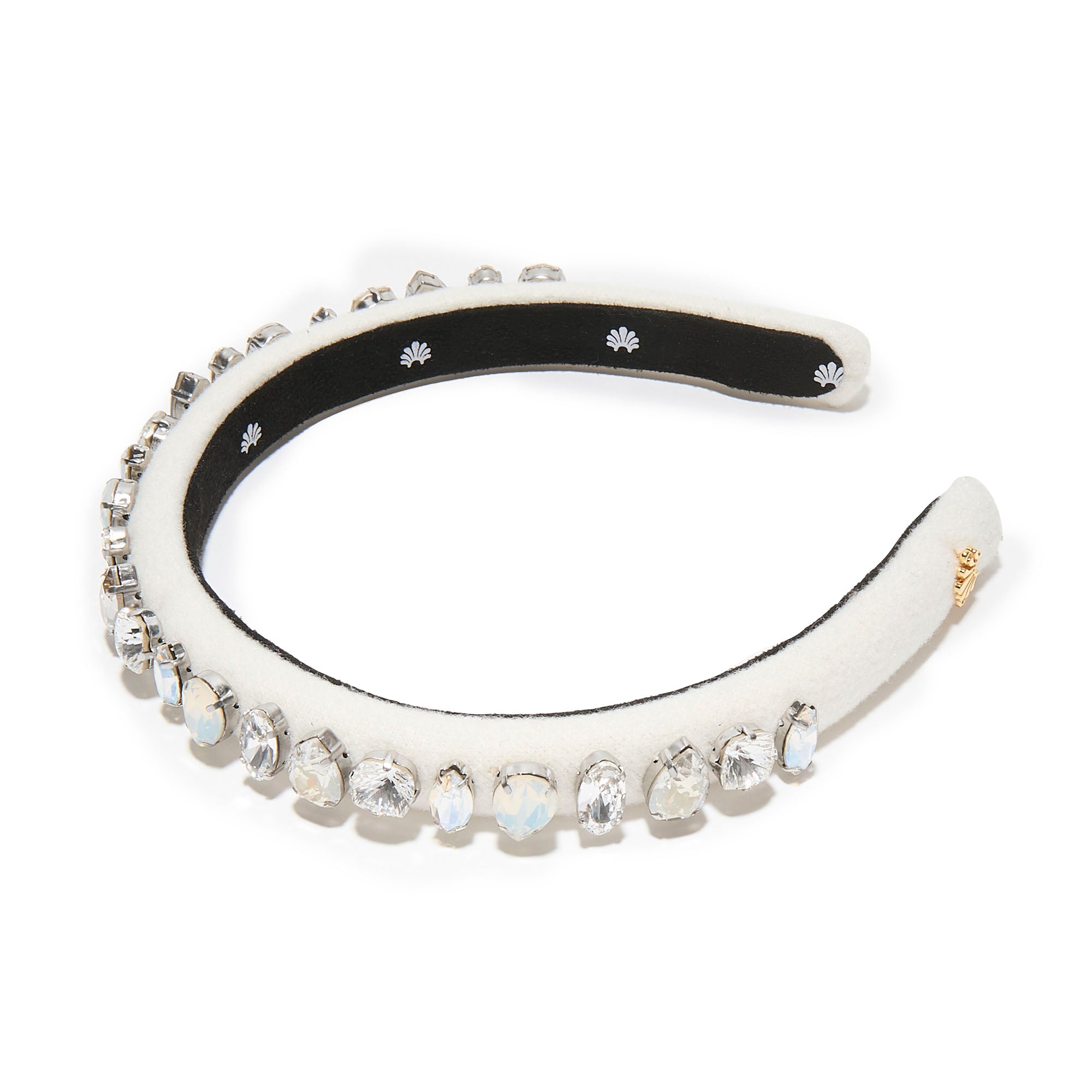 Lele Sadoughi HEADBANDS MOONLIGHT GIGI SWAROVSKI CRYSTAL GEM HEADBAND