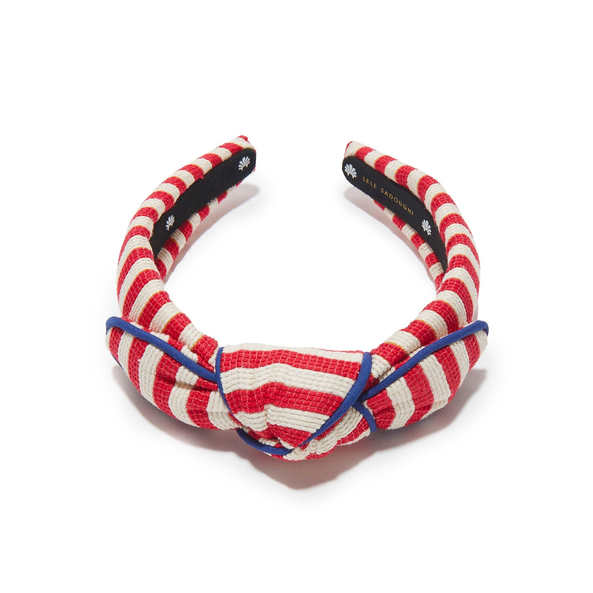 Lele Sadoughi HEADBANDS MULTI STRIPE KIDS STRIPED BOWTIE HEADBAND