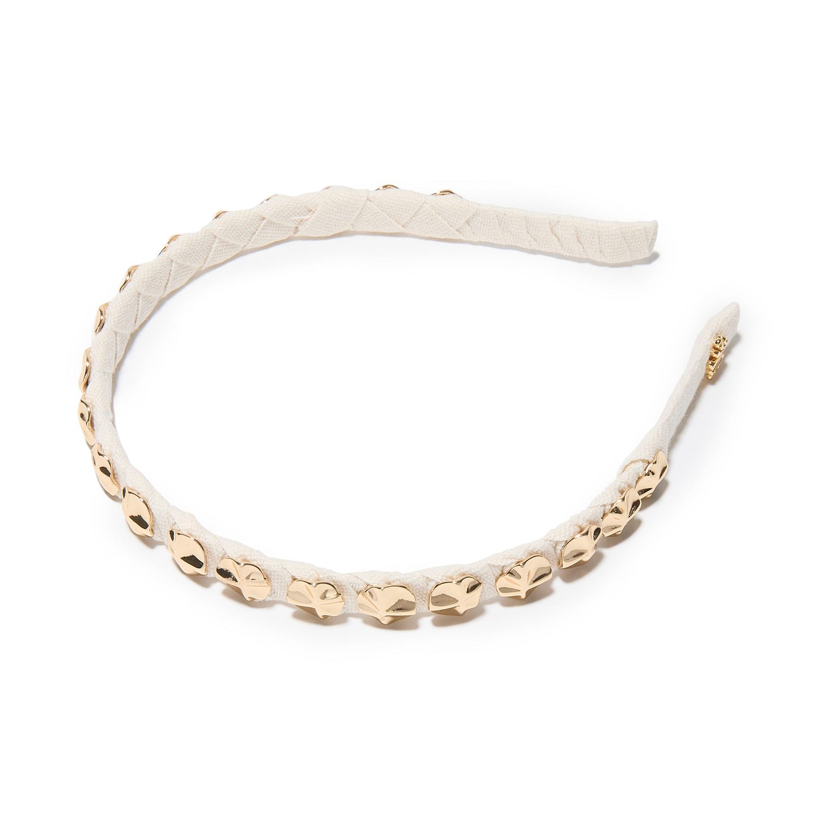 Lele Sadoughi HEADBANDS NATURAL GOLD SOCIALITE STRAND HEADBAND