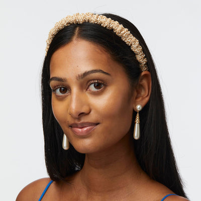 LELE SADOUGHI HEADBANDS NATURAL JESSIE RAFFIA HEADBAND