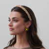 LELE SADOUGHI HEADBANDS NATURAL JESSIE RAFFIA HEADBAND