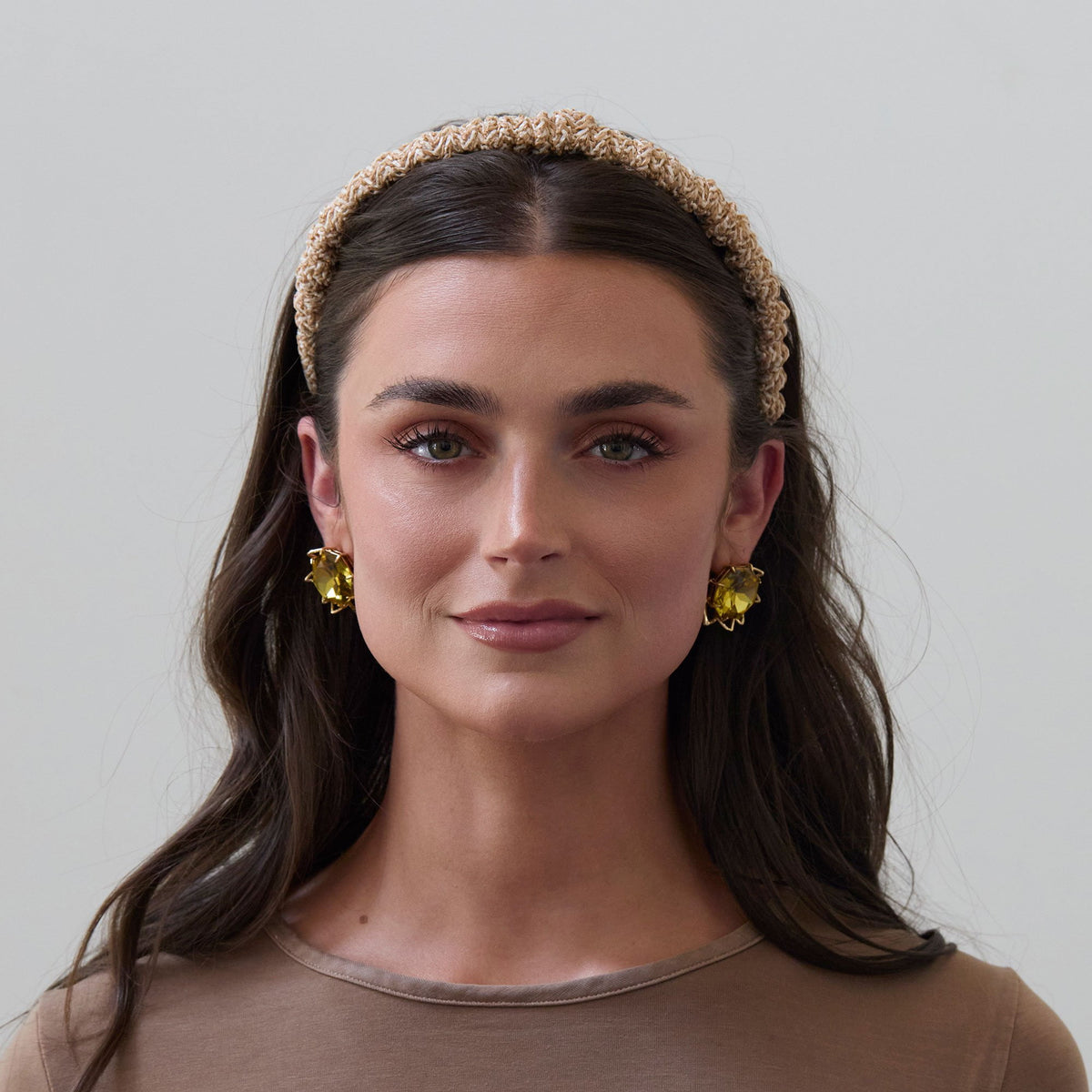 LELE SADOUGHI HEADBANDS NATURAL JESSIE RAFFIA HEADBAND