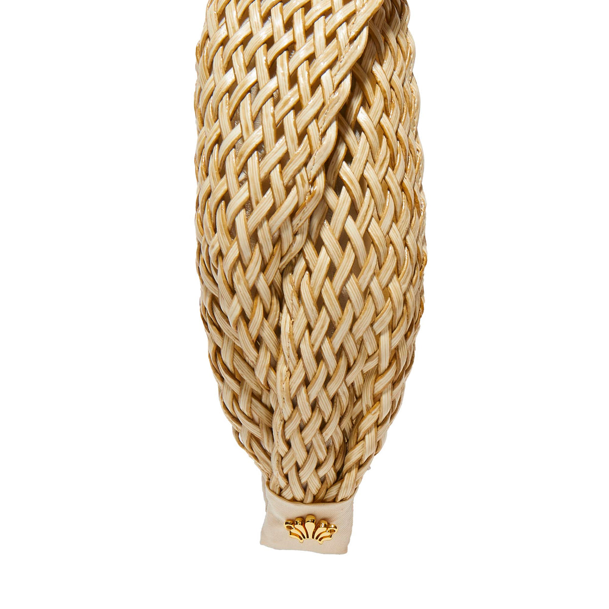 Lele Sadoughi HEADBANDS NATURAL MARLENE WICKER HEADBAND