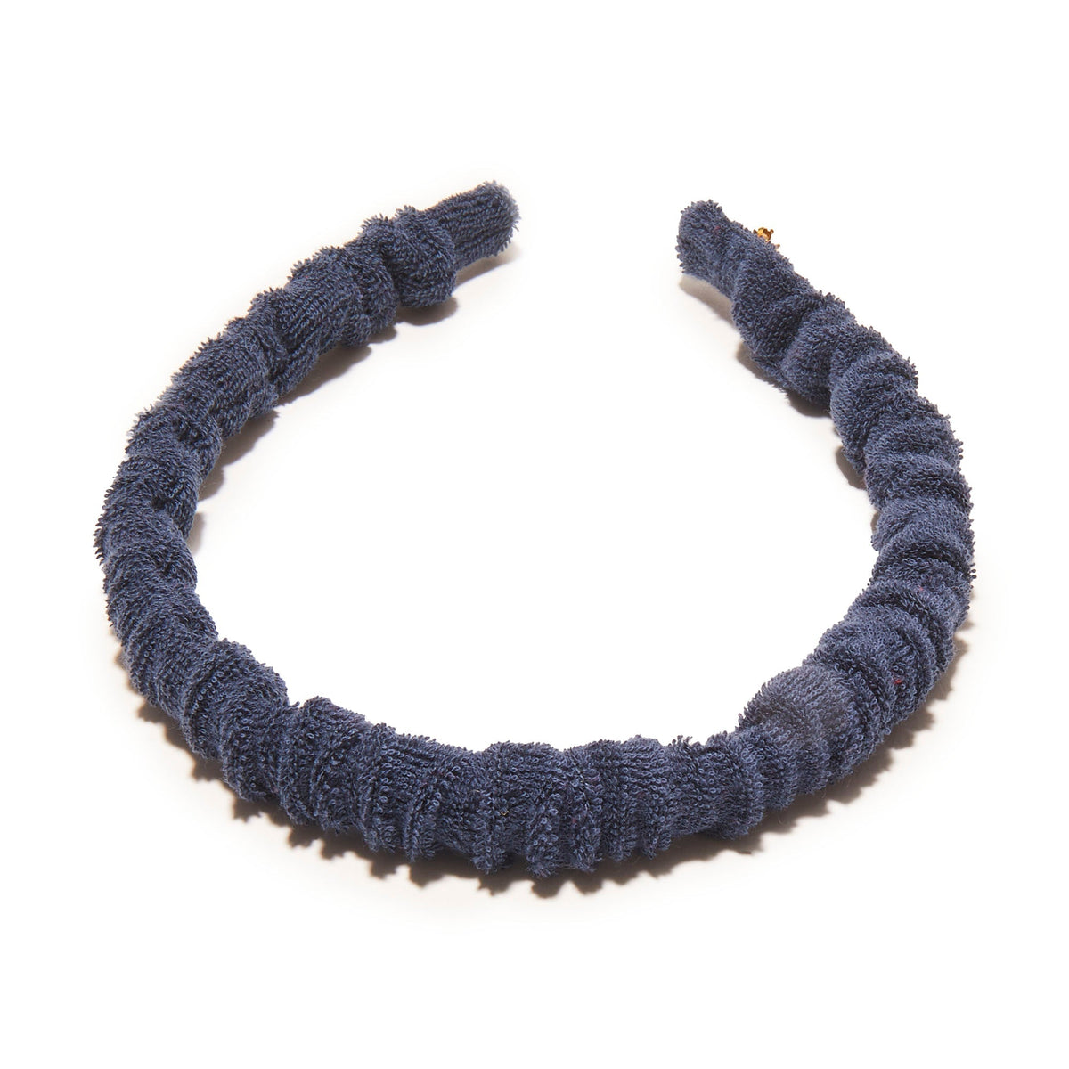 Lele Sadoughi HEADBANDS NAVY JESSIE TERRY HEADBAND