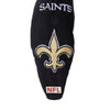 Lele Sadoughi HEADBANDS NEW ORLEANS SAINTS LELE X NFL JET EMBROIDERED KNOTTED HEADBAND