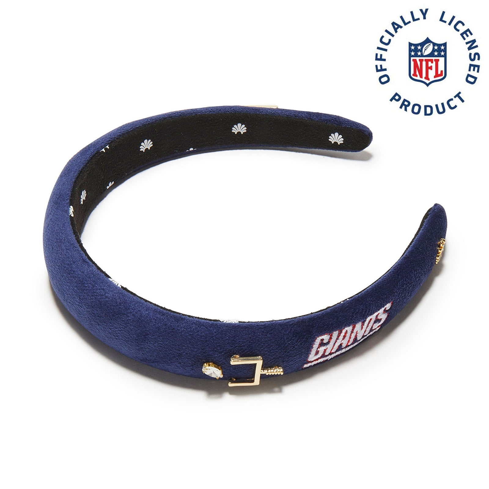 Lele Sadoughi HEADBANDS NEW YORK GIANTS LELE X NFL BLUE CHARLOTTE HEADBAND *PRE-ORDER*