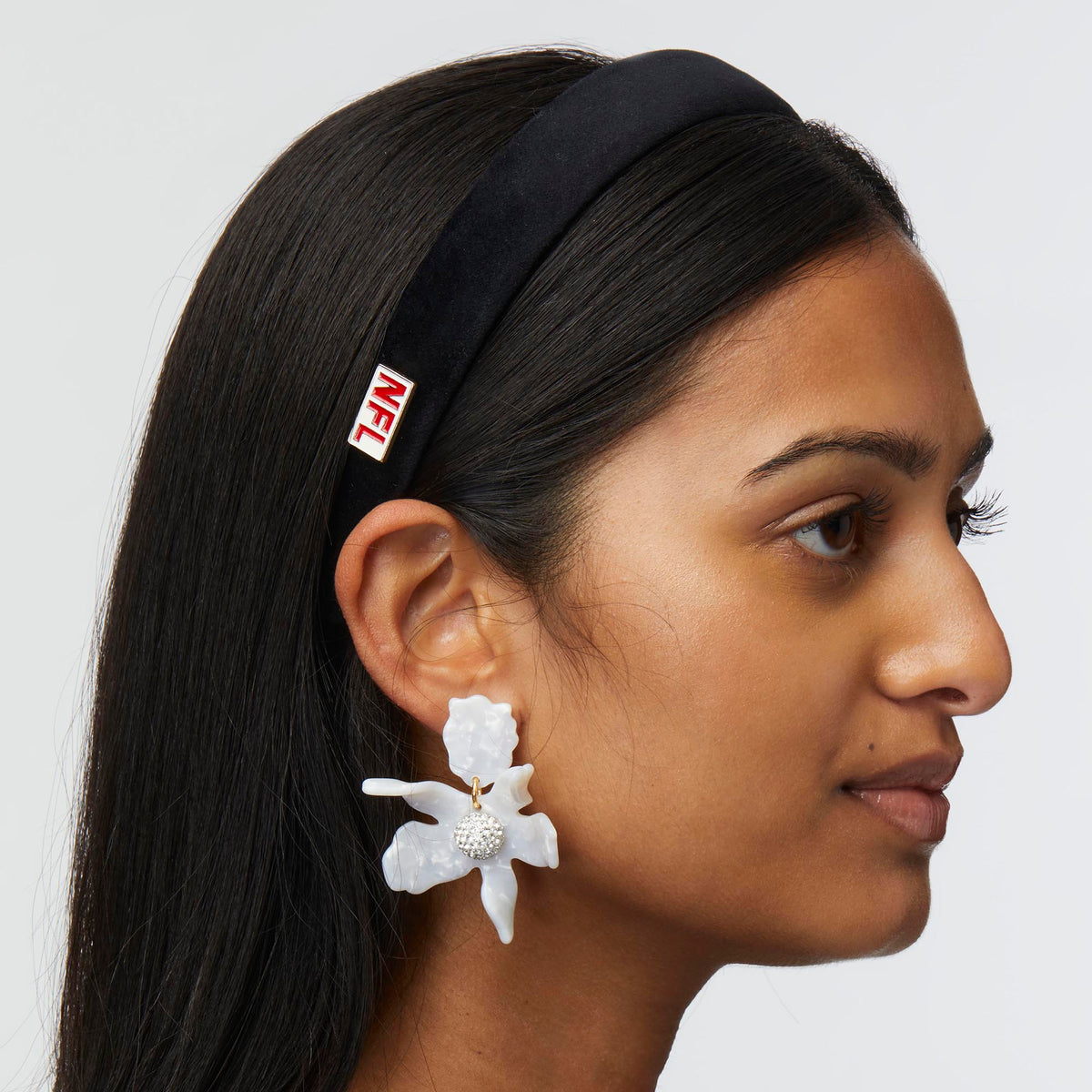 Lele Sadoughi HEADBANDS NEW YORK JETS LELE SADOUGHI X NFL JET CHARLOTTE HEADBAND