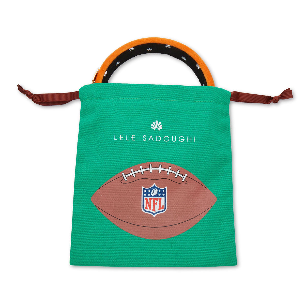 Lele Sadoughi HEADBANDS NEW YORK JETS LELE X NFL JET CHARLOTTE HEADBAND