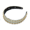 Lele Sadoughi HEADBANDS NILE MIST BESSETTE CRYSTAL EDGE HEADBAND