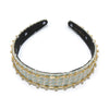 Lele Sadoughi HEADBANDS NILE MIST BESSETTE CRYSTAL EDGE HEADBAND