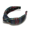 Lele Sadoughi HEADBANDS NOEL PLAID KNOTTED FESTIVE HEADBAND