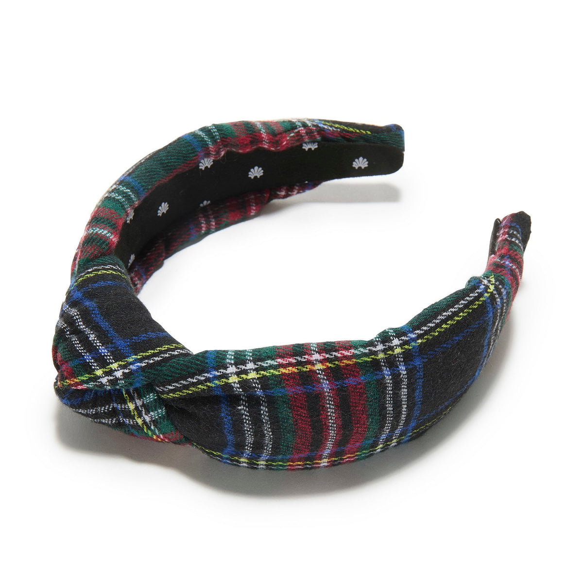 Lele Sadoughi HEADBANDS NOEL PLAID KNOTTED FESTIVE HEADBAND