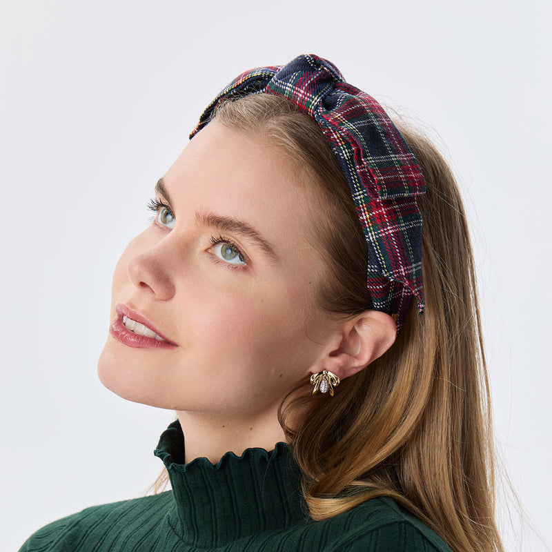 NOEL PLAID SHIRLEY HOLIDAY HEADBAND
