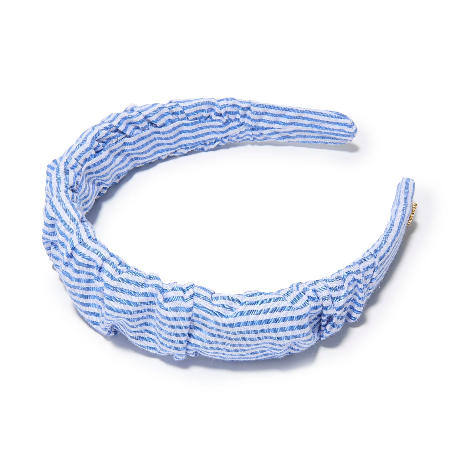 Lele Sadoughi HEADBANDS OCEANSPRAY KELLY COTTON SEERSUCKER HEADBAND