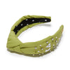 LELE SADOUGHI HEADBANDS OLIVE KAPPA DELTA KNOTTED HEADBAND