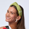 LELE SADOUGHI HEADBANDS OLIVE KAPPA DELTA KNOTTED HEADBAND
