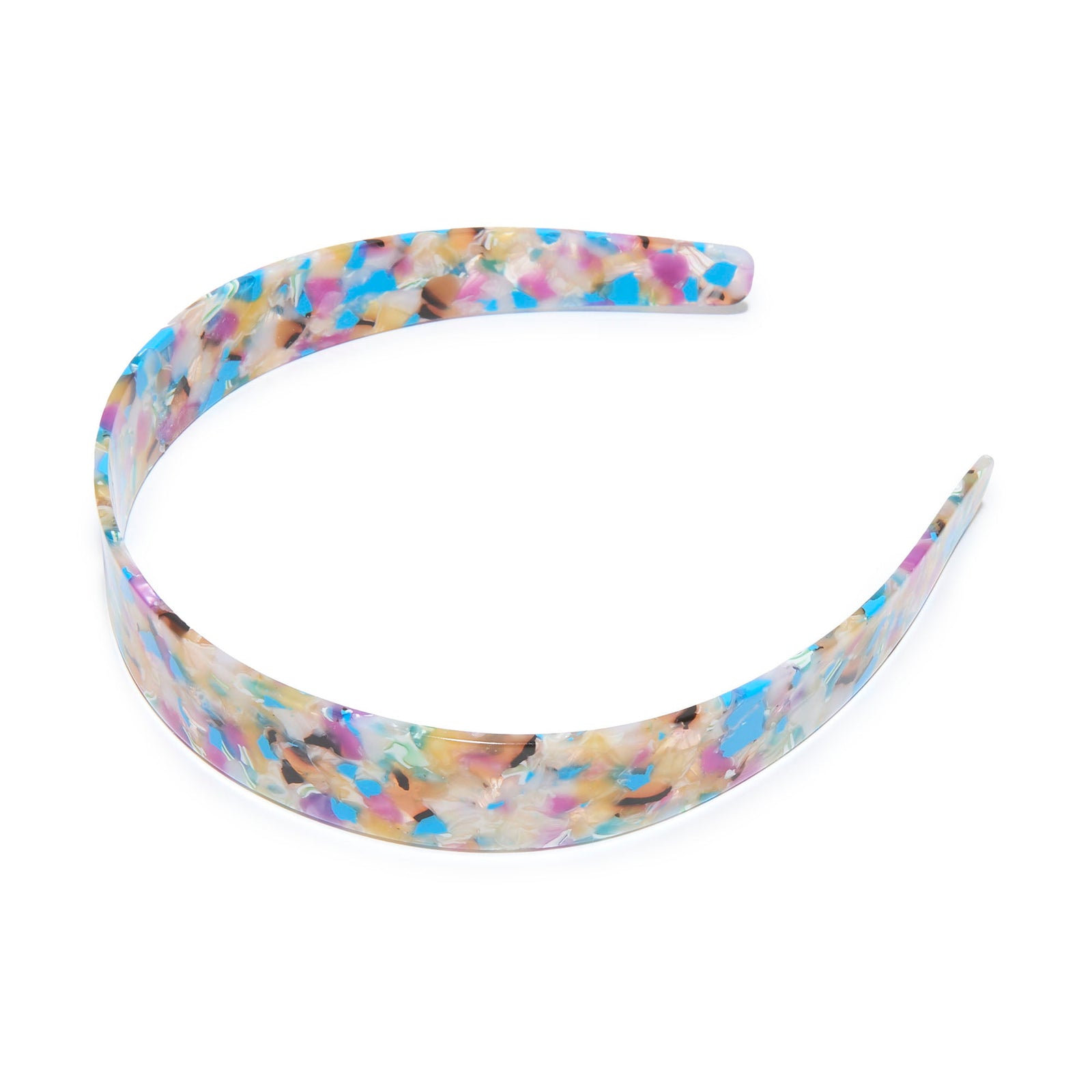 Lele Sadoughi HEADBANDS ONE SIZE BEACH MEDLEY  EMMA ACETATE HEADBAND