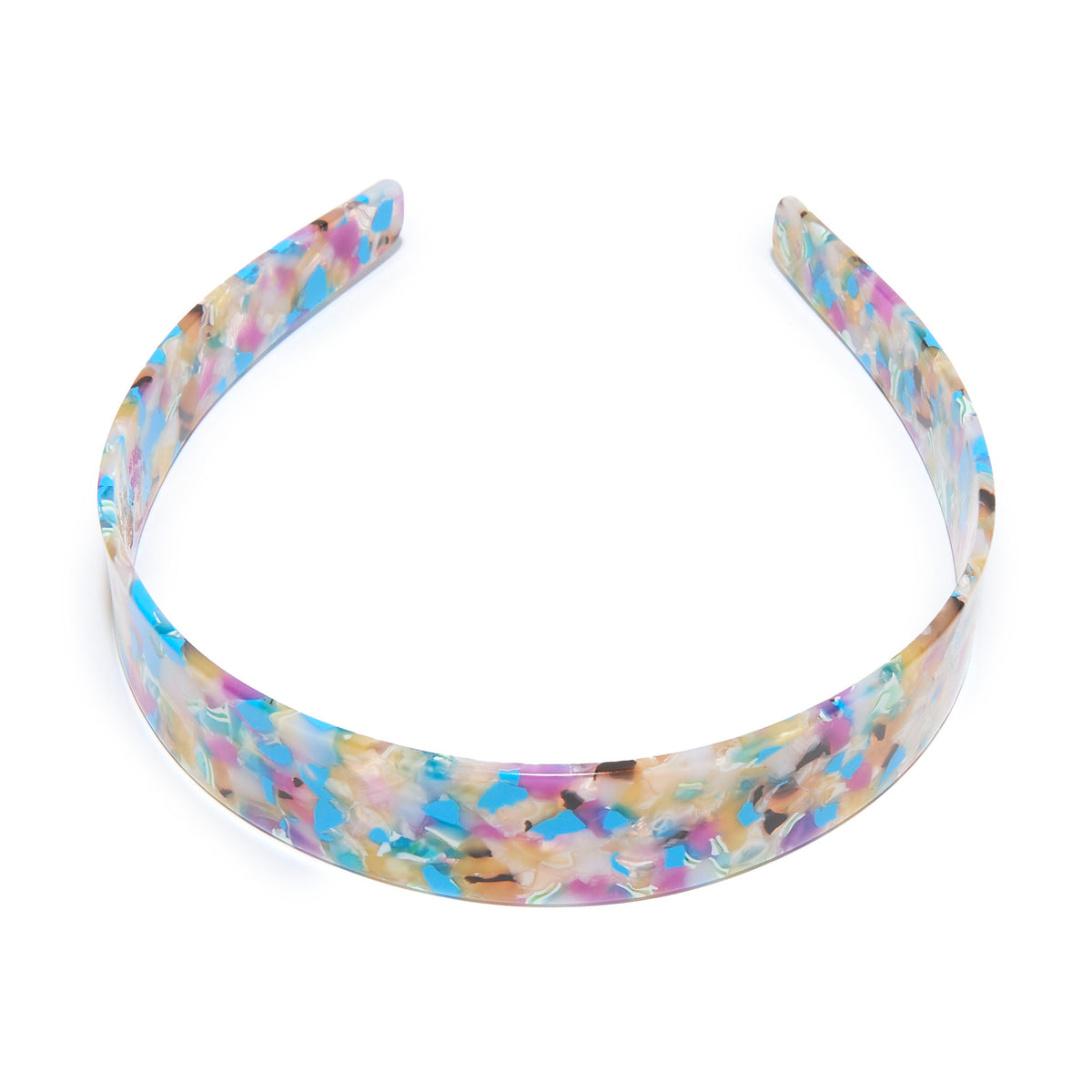 Lele Sadoughi HEADBANDS ONE SIZE BEACH MEDLEY  EMMA ACETATE HEADBAND