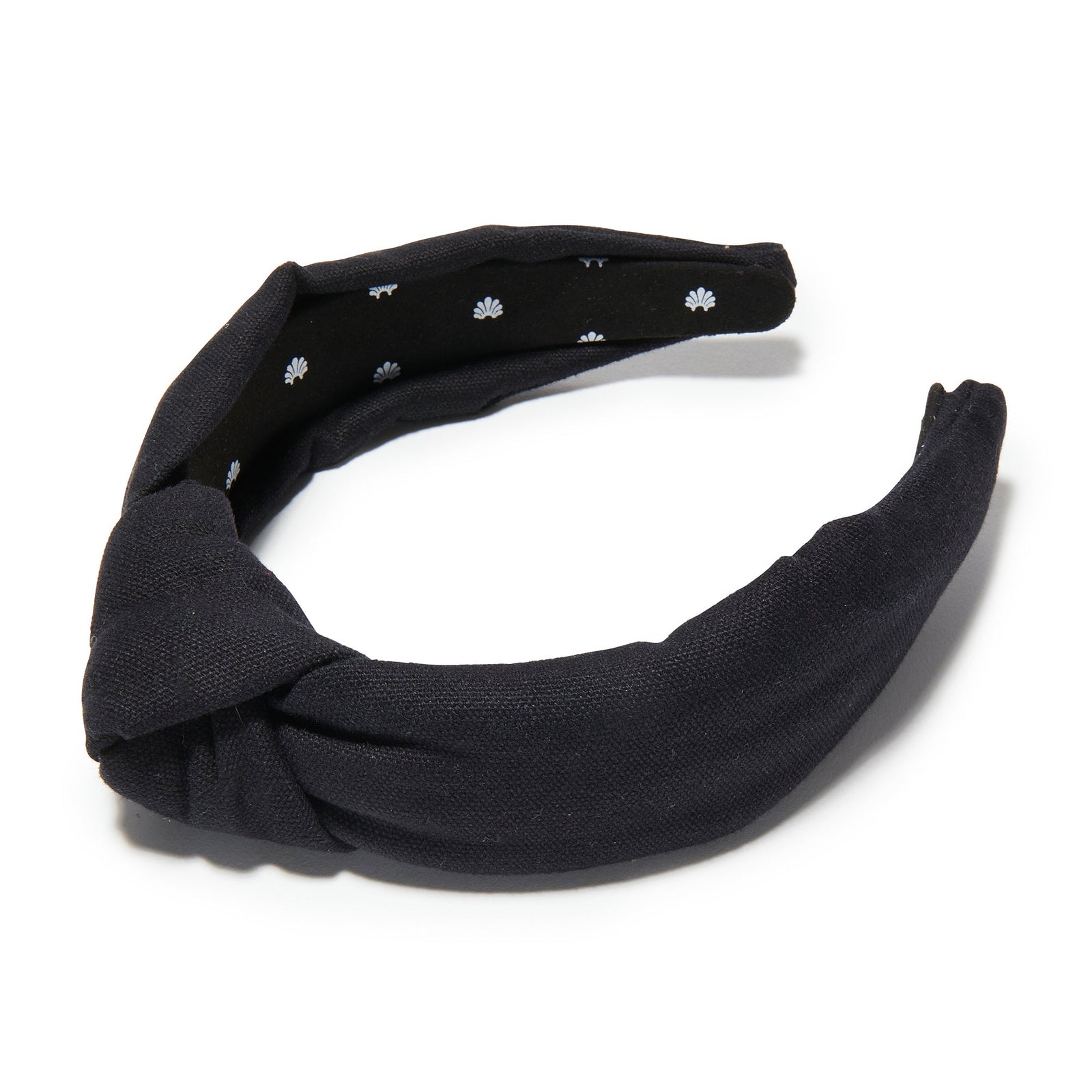 Lele Sadoughi HEADBANDS ONE SIZE BLACK WOVEN HEADBAND
