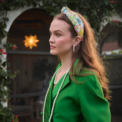 Lele Sadoughi HEADBANDS ONE SIZE BUTTER TRESCO KNOTTED LIBERTY HEADBAND