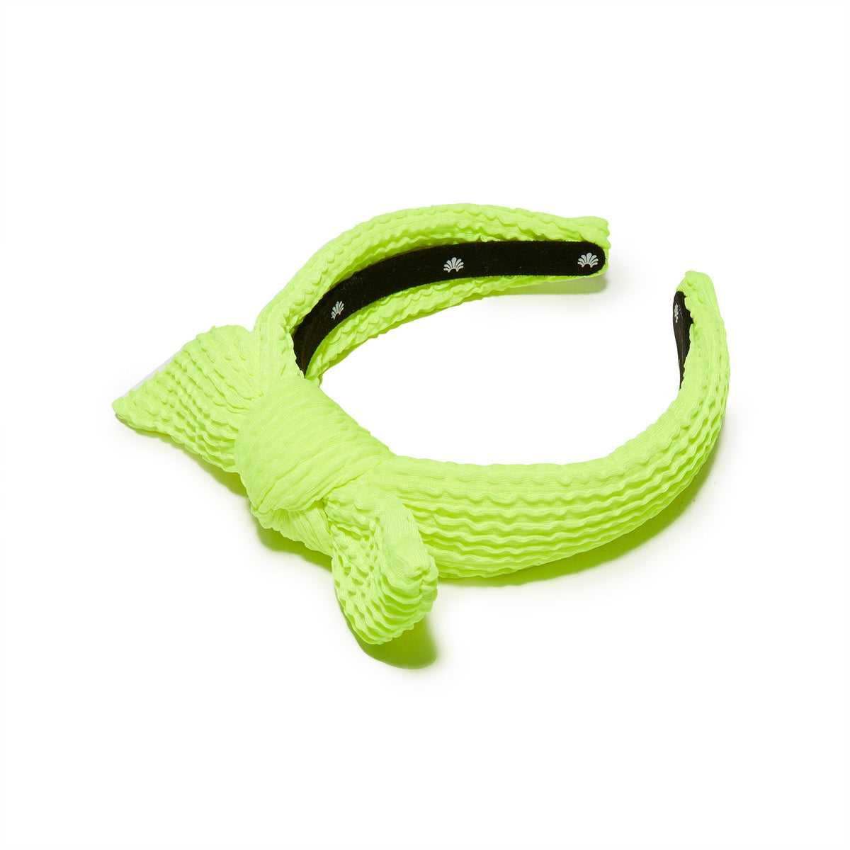 Lele Sadoughi HEADBANDS ONE SIZE CHARTREUSE SWIMMER KIDS BOW TIE KNOTTED HEADBAND