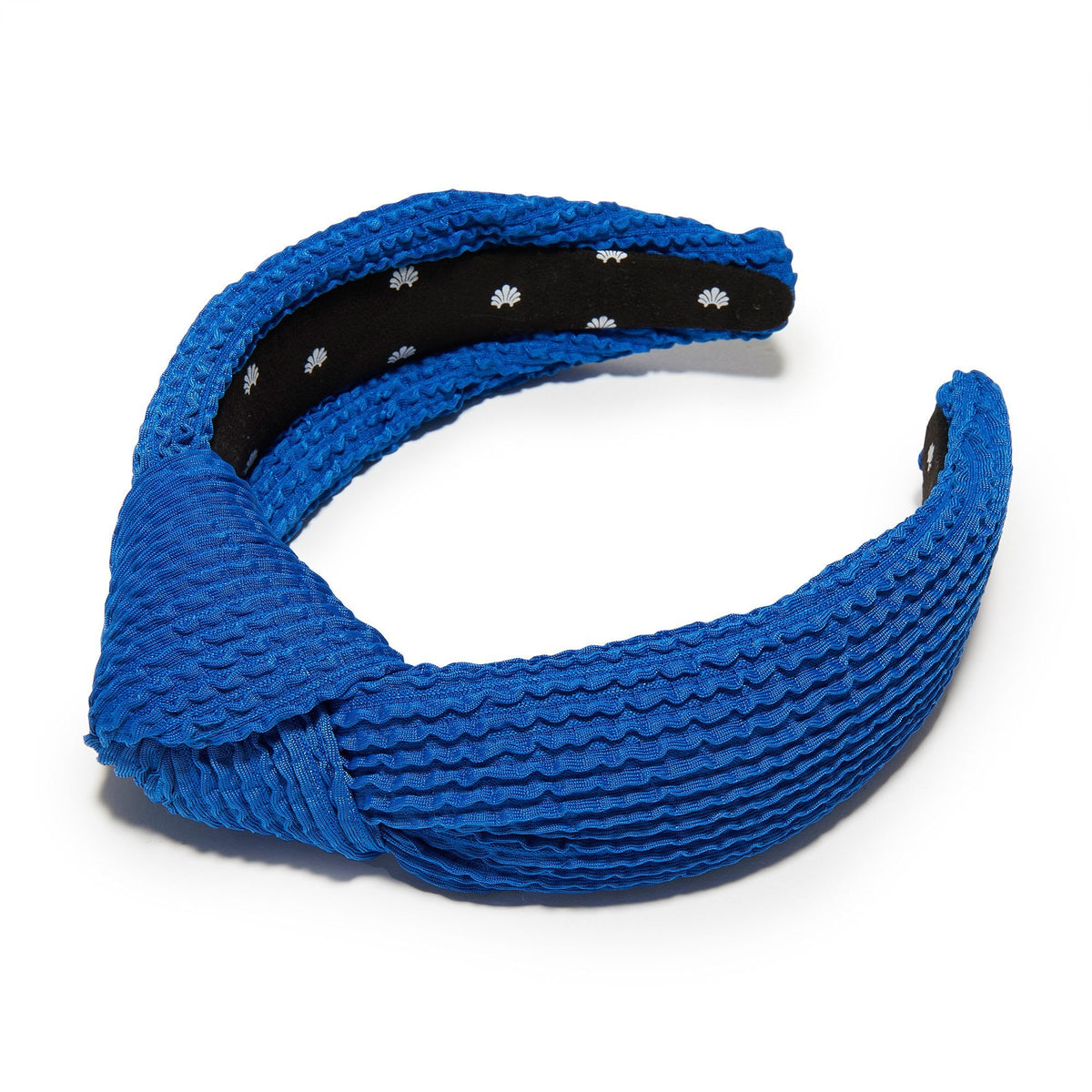 Lele Sadoughi HEADBANDS ONE SIZE COBALT SWIMMER KNOTTED HEADBAND