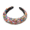 Lele Sadoughi HEADBANDS ONE SIZE CRYSTAL CONFETTI ALL OVER CRYSTAL ALICE HEADBAND