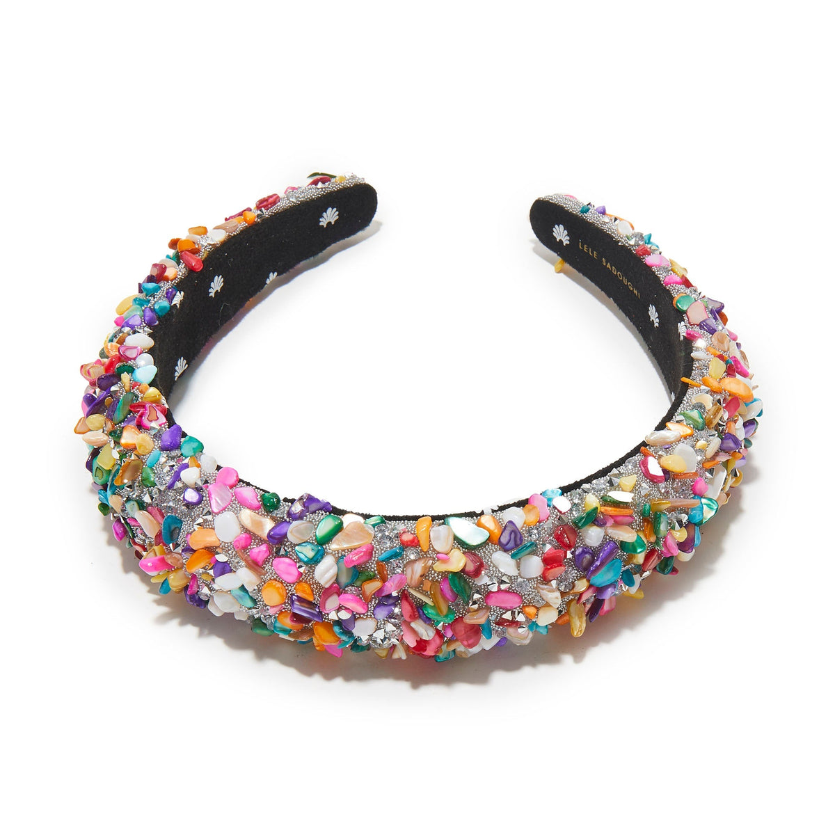 Lele Sadoughi HEADBANDS ONE SIZE CRYSTAL CONFETTI ALL OVER CRYSTAL ALICE HEADBAND