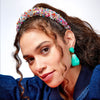 Lele Sadoughi HEADBANDS ONE SIZE CRYSTAL CONFETTI ALL OVER CRYSTAL ALICE HEADBAND
