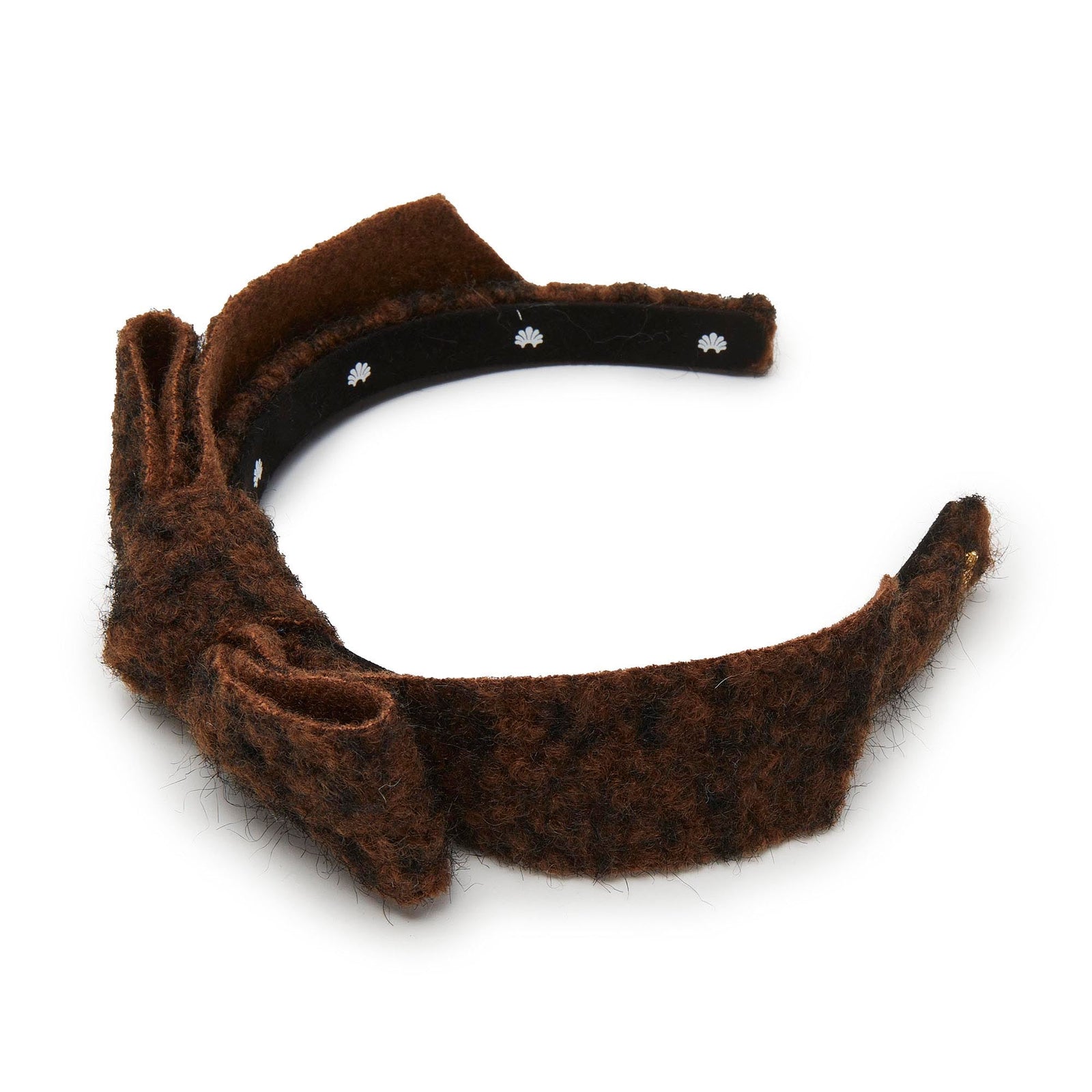 Lele Sadoughi HEADBANDS ONE SIZE ESPRESSO SHIRLEY HEADBAND