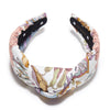 Lele Sadoughi HEADBANDS ONE SIZE FANTASY LAND PRINTED KNOTTED HEADBAND