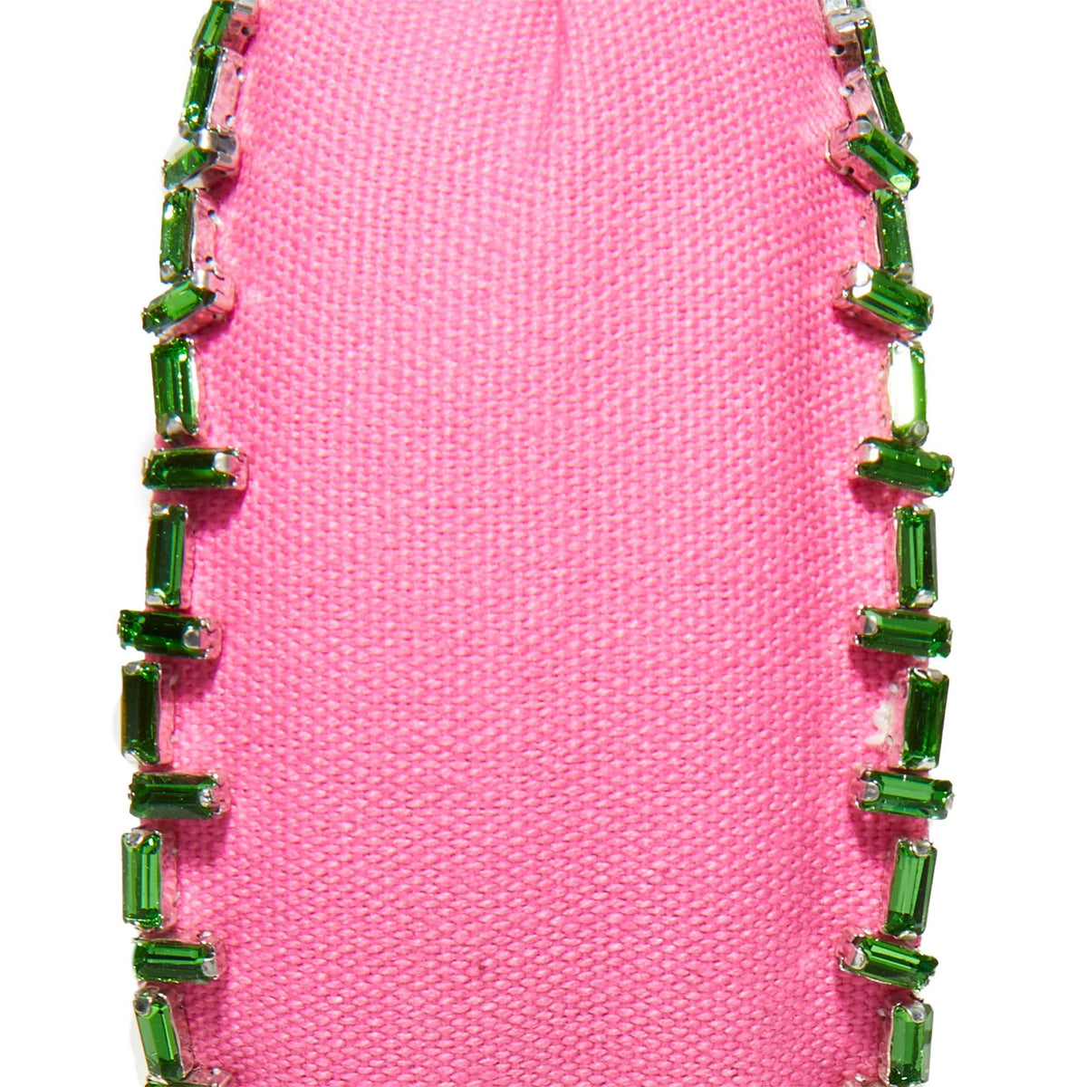 Lele Sadoughi HEADBANDS ONE SIZE FLAMINGO CRYSTAL TRIM KNOTTED HEADBAND