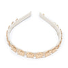 Lele Sadoughi HEADBANDS ONE SIZE GOLD SOLEIL STRAND HEADBAND