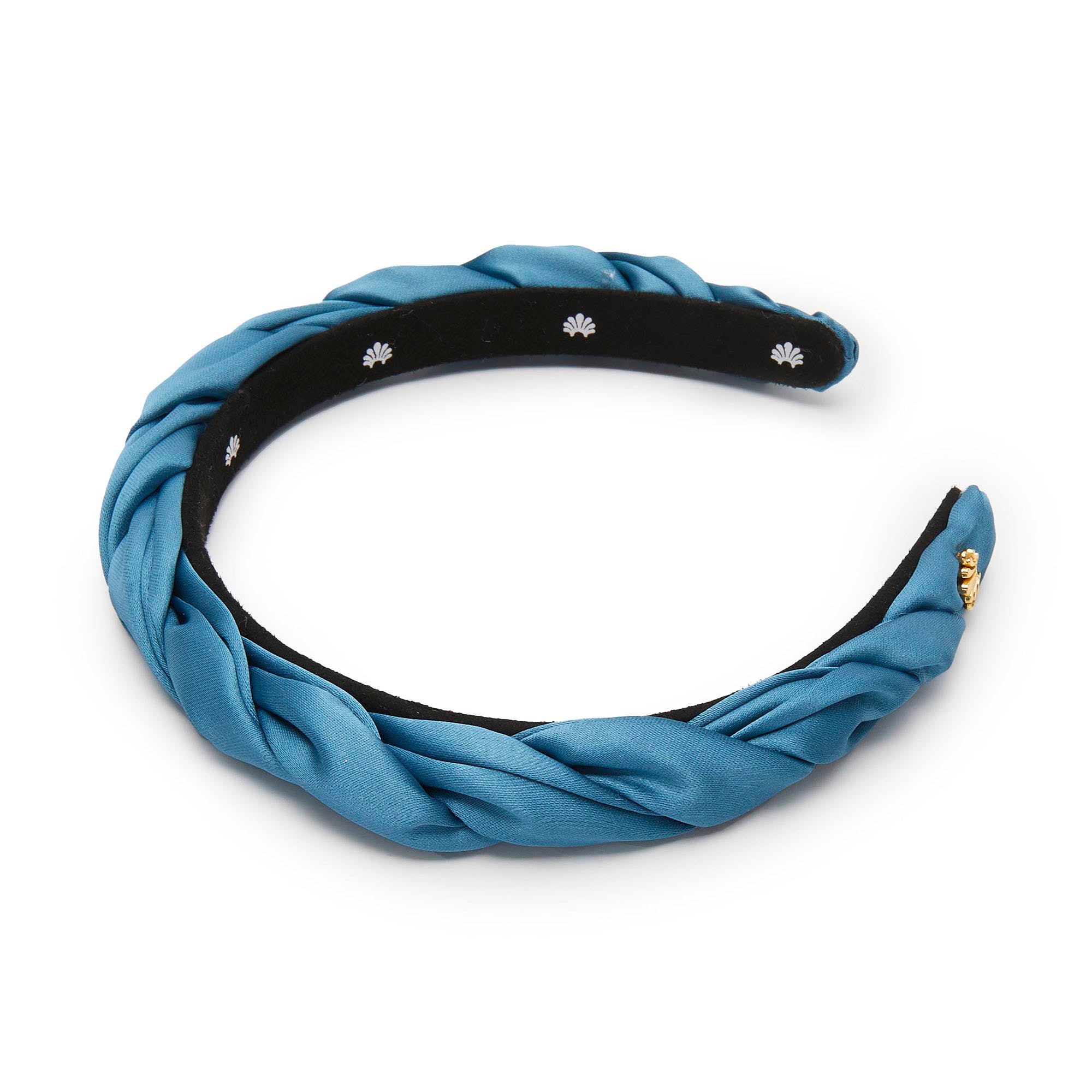 Lele Sadoughi HEADBANDS ONE SIZE IMPERIAL BLUE JULIET SILK HEADBAND