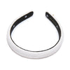 Lele Sadoughi HEADBANDS ONE SIZE IVORY GIGI FAUX LEATHER EMBOSSED HEADBAND