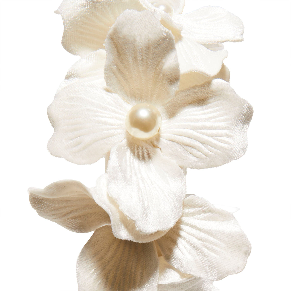 Lele Sadoughi HEADBANDS ONE SIZE IVORY MAGNOLIA VELVET HEADBAND