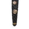 Lele Sadoughi HEADBANDS ONE SIZE JET BESSETTE SUN RAFFIA HEADBAND