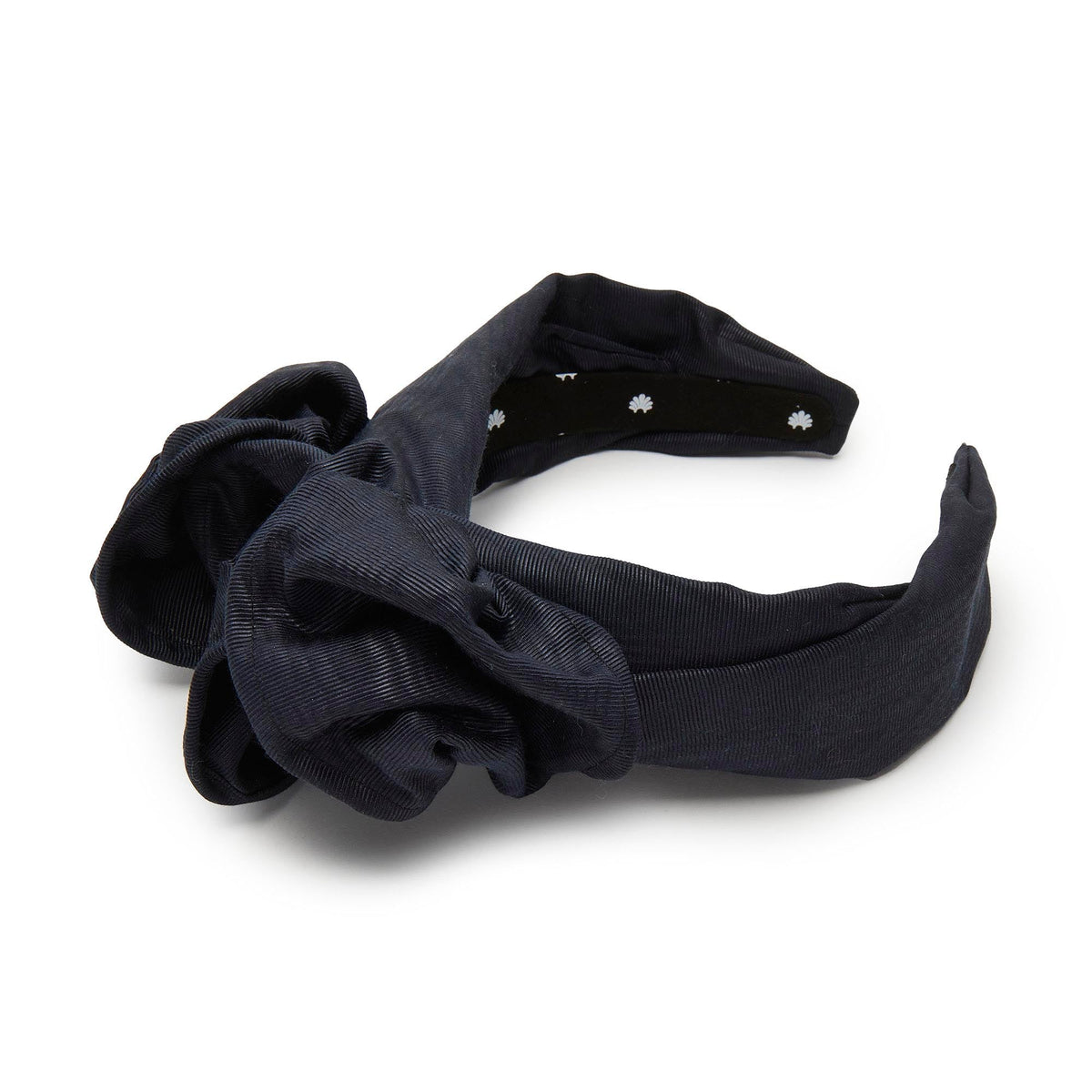 Lele Sadoughi HEADBANDS ONE SIZE JET CRAWFORD MOIRE HEADBAND