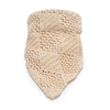 Lele Sadoughi HEADBANDS ONE SIZE NATURAL JACKIE CROCHET RAFFIA HANKERCHIEF HEADBAND
