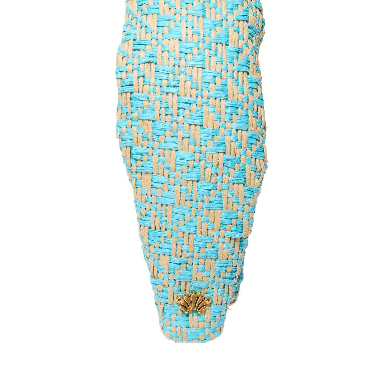 Lele Sadoughi HEADBANDS ONE SIZE OCEAN KNOTTED RAFFIA HEADBAND