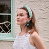 Lele Sadoughi HEADBANDS ONE SIZE OCEAN KNOTTED RAFFIA HEADBAND