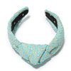 Lele Sadoughi HEADBANDS ONE SIZE OCEAN KNOTTED RAFFIA HEADBAND