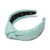 Lele Sadoughi HEADBANDS ONE SIZE OCEAN KNOTTED RAFFIA HEADBAND