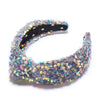 Lele Sadoughi HEADBANDS ONE SIZE ORCHID SEQUIN KNOTTED HEADBAND
