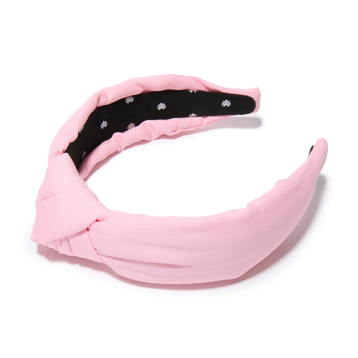 Lele Sadoughi HEADBANDS ONE SIZE PARADISE PINK  KNOTTED WOVEN HEADBAND