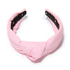 Lele Sadoughi HEADBANDS ONE SIZE PARADISE PINK  KNOTTED WOVEN HEADBAND