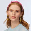 Lele Sadoughi HEADBANDS ONE SIZE PINK BARDOT RIBBON HEADBAND