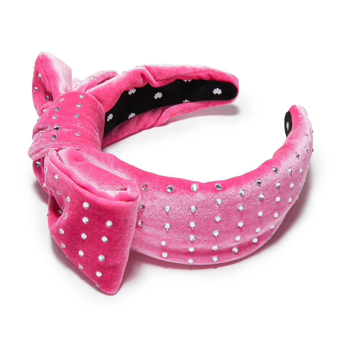 Lele Sadoughi HEADBANDS ONE SIZE PINK CRYSTAL DOTTED HOLLY HEADBAND