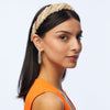 Lele Sadoughi HEADBANDS ONE SIZE PLAYA STRIPE TWEED BESSETTE HEADBAND