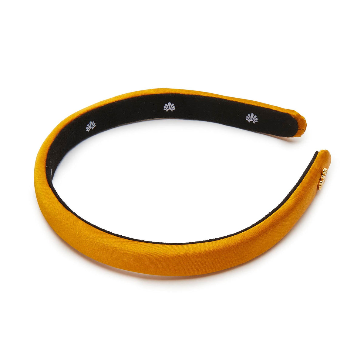 Lele Sadoughi HEADBANDS ONE SIZE SANDALWOOD GIGI SILK HEADBAND